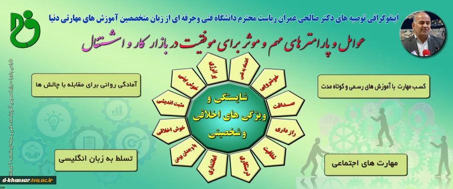 توصیه دکتر صالحی به دانشجویان