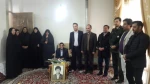 دیدار و تجلیل از خانواده شهید سید سعید غضنفری  شهید انقلاب اسلامی  
به مناسبت سالروز   وفات حضرت ام البنین (س) و روز تکریم مادران شهدا در ایام دهه فجر 2