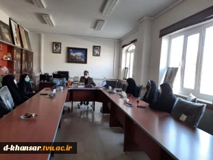 جلسه معارفه مسئول بسیج دانشجویی آموزشکده فنی دختران خوانسار    3
