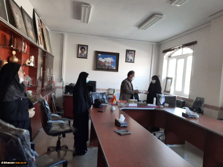 جلسه معارفه مسئول بسیج دانشجویی آموزشکده فنی دختران خوانسار    4