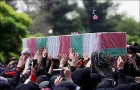 مراسم تکریم و تشییع پیکر شهدای گمنام تازه تفحص شده  2