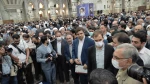 آیین تجدید میثاق دانشگاهیان دانشگاه فنی و حرفه ای با آرمان های امام خمینی(ره) و تجدید بیعت با مقام معظم رهبری(مدظله العالی) برگزار شد 5