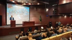 آیین تجدید میثاق دانشگاهیان دانشگاه فنی و حرفه ای با آرمان های امام خمینی(ره) و تجدید بیعت با مقام معظم رهبری(مدظله العالی) برگزار شد 7