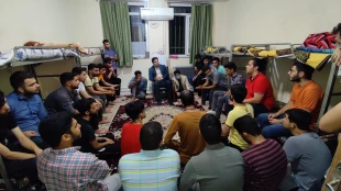 در سفر استانی به قم صورت گرفت؛
ملاقات عمومی رئیس و اعضای هیئت رئیسه دانشگاه با دانشگاهیان دانشگاه فنی و حرفه‌ای استان قم 5
