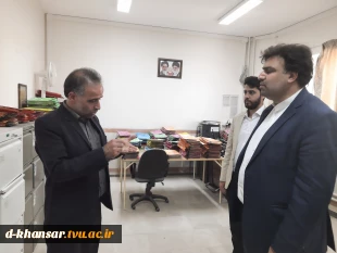 نشست صمیمی دکتر خسرویان با اساتید، کارکنان و دانشجویان آموزشکده فنی و حرفه‌ای خوانسار 4