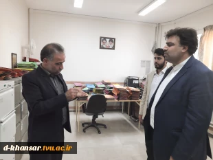 نشست صمیمی دکتر خسرویان با اساتید، کارکنان و دانشجویان آموزشکده فنی و حرفه‌ای خوانسار 4