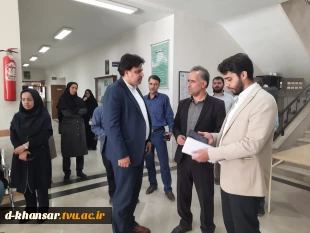 نشست صمیمی دکتر خسرویان با اساتید، کارکنان و دانشجویان آموزشکده فنی و حرفه‌ای خوانسار 6