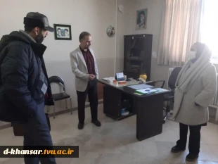 بازدید نماینده نظارت و ارزیابی دانشگاه فنی و حرفه ای استان اصفهان از روند برگزاری امتحانات 7