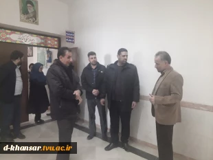 دیدار فرماندار شهرستان خوانسار با رئیس دانشکده فنی دختران خوانسار  3