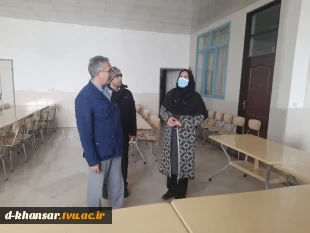 بازدید هیات نظارت و ارزیابی وزارت علوم از آموزشکده فنی و حرفه ای دختران خوانسار 6