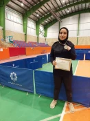 کسب مقام دوم دانشجوی دانشکده فنی و حرفه ای دختران خوانسار در رشته ورزشی تنیس روی میز 3