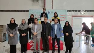کسب مقام دوم دانشجوی دانشکده فنی و حرفه ای دختران خوانسار در رشته ورزشی شنا 3