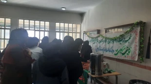 برپایی ایستگاه صلواتی به مناسبت ولادت حضرت زینب (س) 2