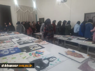 برگزاری ژوژمان گروه گرافیک و بازدید دانش آموزان هنرستانی از کارگاه های گرافیک   5