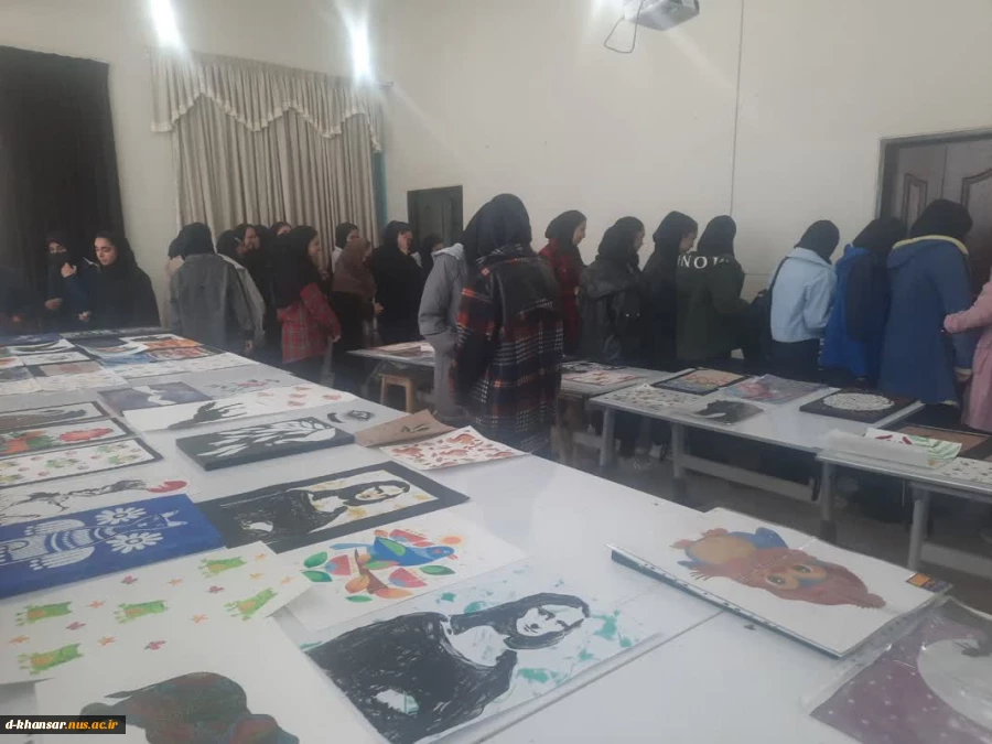 برگزاری ژوژمان گروه گرافیک و بازدید دانش آموزان هنرستانی از کارگاه های گرافیک   6