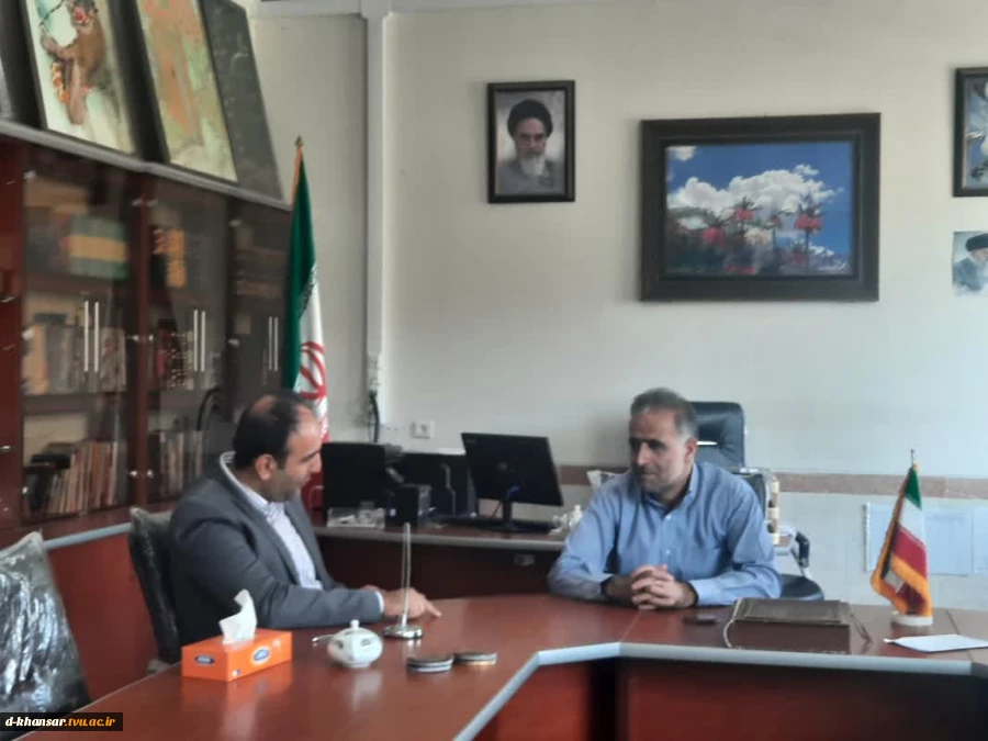 بازدید نماینده  نظارت و ارزیابی دانشگاه فنی و حرفه ای  استان اصفهان از آموزشکده فنی دختران خوانسار 2