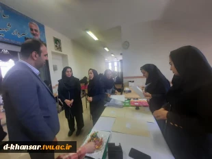 بازدید نماینده  نظارت و ارزیابی دانشگاه فنی و حرفه ای  استان اصفهان از آموزشکده فنی دختران خوانسار 5