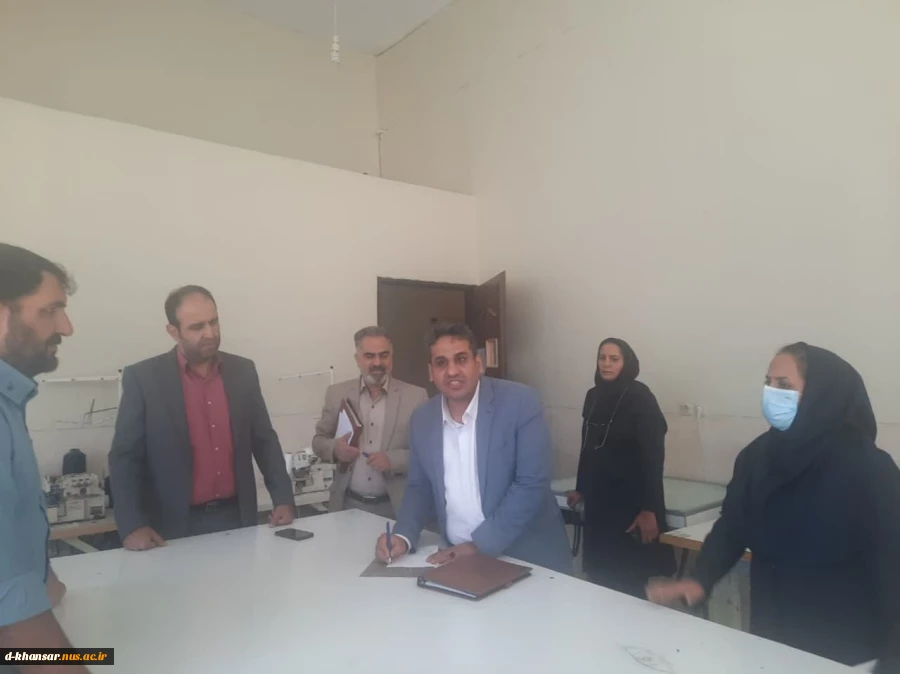 بازدید هیات نظارت، ارزیابی آموزش عالی استان اصفهان از آموزشکده ملی مهارت دختران خوانسار                                                                                                                             4