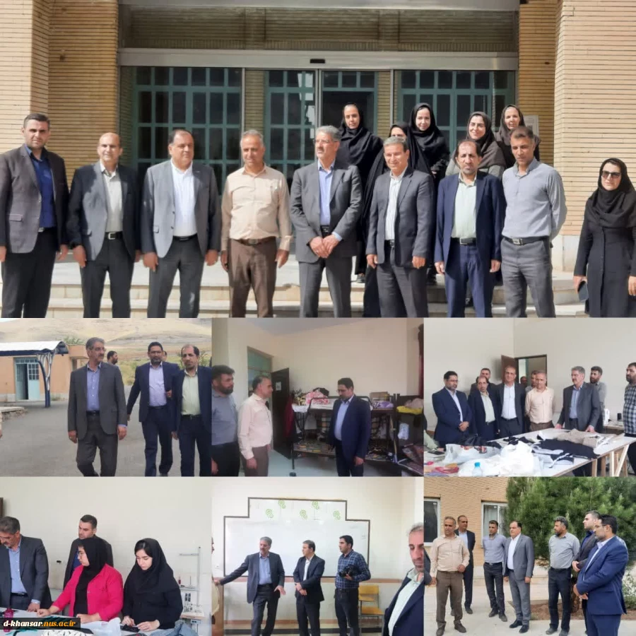 ازدید رئیس دانشگاه ملی مهارت از آموزشکده دختران خوانسار 6