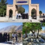 آیین تجدید میثاق و غبار روبی مزار مطهر شهدا به مناسبت هفته دفاع مقدس
