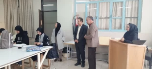 بازدید ریاست دانشگاه ملی مهارت استان اصفهان و  نماینده نهاد رهبری از آموزشکده دختران خوانسار 8
