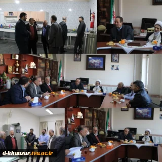 جلسه‌ای با حضور جمعی از خیرین نیک‌اندیش و مسئولان آموزشکده دختران خوانسار