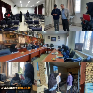 بازدید معاونت فرهنگی و دانشجویی دانشگاه ملی مهارت استان اصفهان از آموزشکده دختران خوانسار