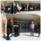 برگزاری آیین اهتزاز پرچم در آموزشکده دختران خوانسار